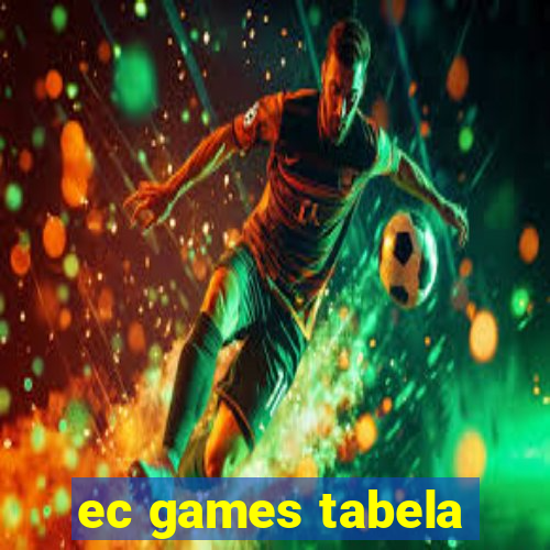 ec games tabela